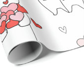 Papier Cadeau Chats mignons (Coin rond)