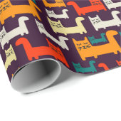 Papier Cadeau Chats mignons (Coin rond)