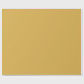 Papier Cadeau Chaud moutarde épicé jaune uni couleur (Plat)