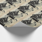 Papier Cadeau Chaudron de sorcières de Halloween (Coin)