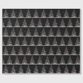 Papier Cadeau Chaussettes rouges et boulettes de baseball Arbre  (Plat)