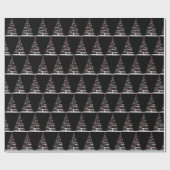 Papier Cadeau Chaussettes rouges et boulettes de baseball Arbre  (Plat)