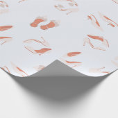 Papier Cadeau Chaussure motif mariée blanche (Coin)