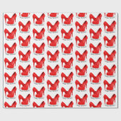 Papier Cadeau Chaussure rouge Anniversaire (Plat)