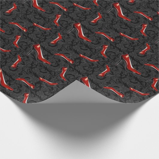 Papier Cadeau Chaussure rouge Sassy (Coin)