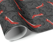 Papier Cadeau Chaussure rouge Sassy (Coin rond)