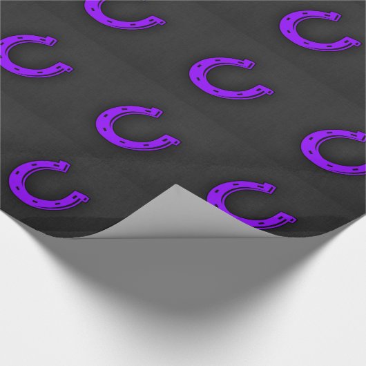 Papier Cadeau Chaussure Violet Cheval (Coin)