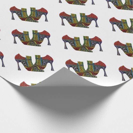 Papier Cadeau Chaussures (Coin)