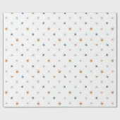 Papier Cadeau Chaussures d'aquarelle bohème dans les tons de la  (Plat)