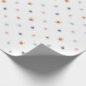 Papier Cadeau Chaussures d'aquarelle bohème dans les tons de la  (Coin)