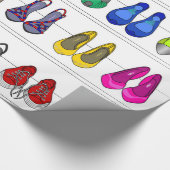 Papier Cadeau chaussures de mode (Coin)