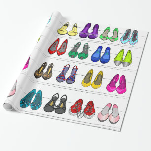 Papier Cadeau chaussures de mode