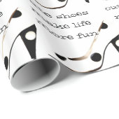 Papier Cadeau Chaussures mignonnes (Coin rond)