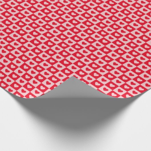 Papier Cadeau Chaussures rouge et rose en carton Saint-Valentin (Coin)