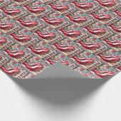 Papier Cadeau Chaussures Rouges Dans Le Closet (Coin)