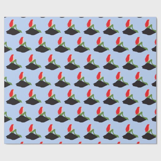 Papier Cadeau Chauve-mère assise à Thunder_Cove (Plat)