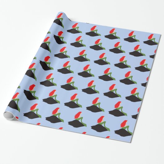 Papier Cadeau Chauve-mère assise à Thunder_Cove (Déroulé)