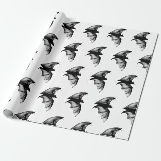 Papier Cadeau Chauve-souris gothique Vampire