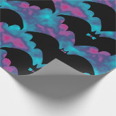 Papier Cadeau Chauves-souris et vaches Rose Bleu (Coin)