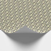 Papier Cadeau chauves-souris jaune (Coin)