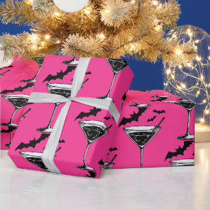 Papier Cadeau Chauves-souris Martini