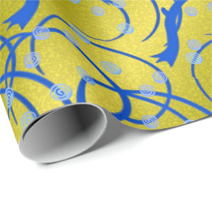 Papier Cadeau Chaux de jasmin