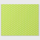 Papier Cadeau Chaux de Noël vert blanc flacons de neige cadeau m (Plat)