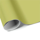Papier Cadeau Chaux vive couleur uni brillant Pomme vert (Coin rond)