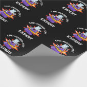 Papier Cadeau Che manqué-Essayer Funny Science Chimie Pun Dark B (Coin)