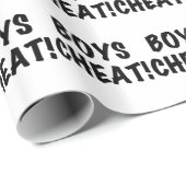 Papier Cadeau Cheat de Boys (Coin rond)