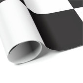 Papier Cadeau Checkerboard Home Rug of the Classic Elegance (Coin rond)