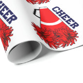 Papier Cadeau Cheer Megaphone (Coin rond)