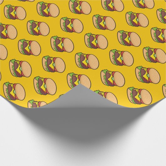 Papier Cadeau Cheeseburger (Coin)