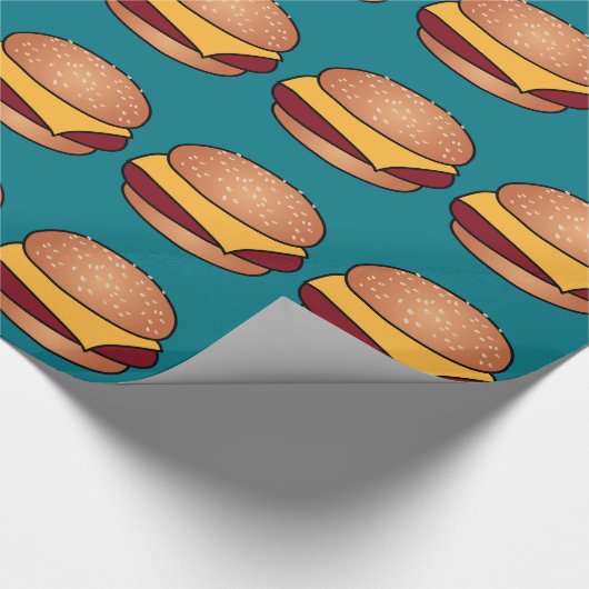 Papier Cadeau CheeseBurger (Coin)