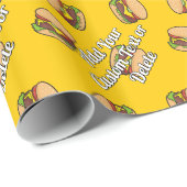 Papier Cadeau Cheeseburger (Coin rond)