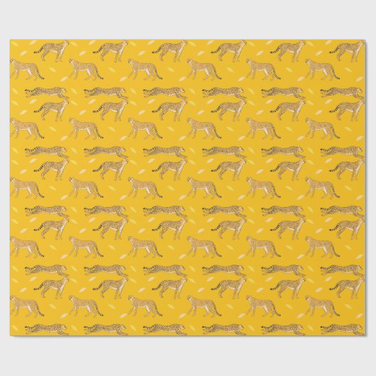 Papier Cadeau Cheetah (Plat)