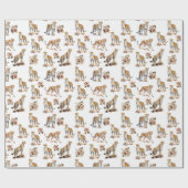 Papier Cadeau Cheetahs Floral (Plat)