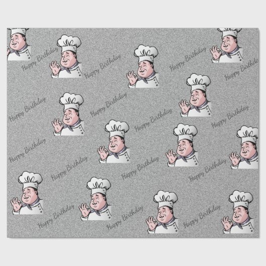 Papier Cadeau Chef (Plat)