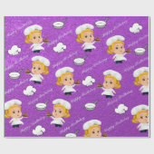 Papier Cadeau Chef  (Plat)