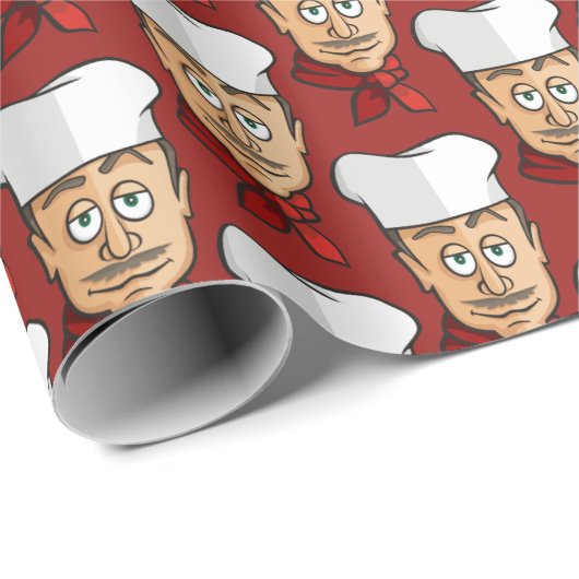 Papier Cadeau Chef (Coin rond)