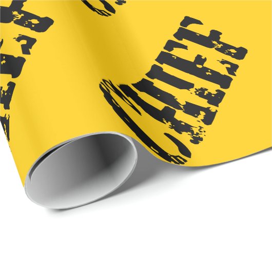 PAPIER CADEAU CHEF (Coin rond)