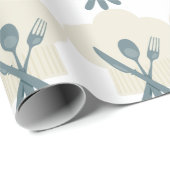 Papier Cadeau Chef Casquette (Coin rond)