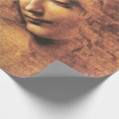 Papier Cadeau Chef d'une femme La Scapigliata Leonardo Da Vinci (Coin)