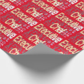 Papier Cadeau Chef exécutif Extraordinaire (Coin)