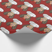 Papier Cadeau Chef femme (Coin)