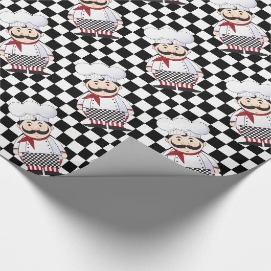 Papier Cadeau Chef français (Coin)