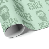 Papier Cadeau Chef Hipster (Coin rond)