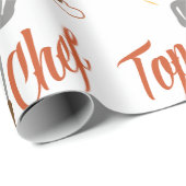 Papier Cadeau Chef supérieur (Coin rond)