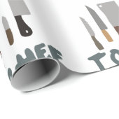 Papier Cadeau Chef supérieur (Coin rond)