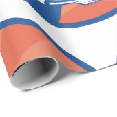 Papier Cadeau Chef tenant un sac d'argent Finance de restaurant  (Coin rond)